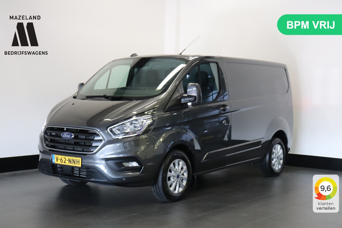 Ford Transit Custom - 1.0 125PK EcoBoost Hybride Benzine Automaat - Airco - Navi - Cruise - €23.950,- Excl. - AutoWereld.nl