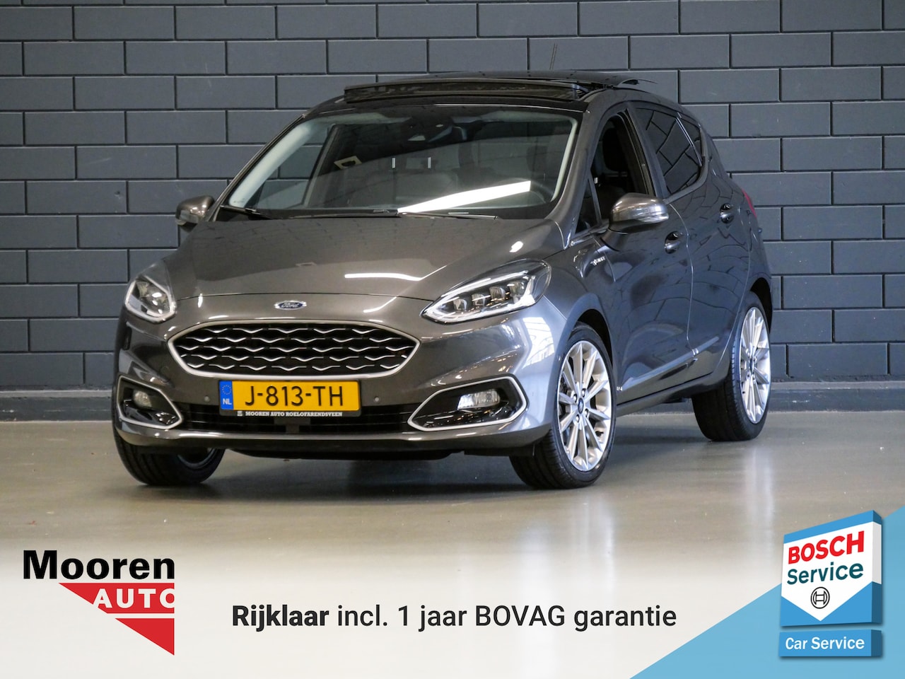 Ford Fiesta - 1.0 124PK Automaat EcoBoost Vignale | PANODAK | NAVIGATIE | CAMERA | - AutoWereld.nl