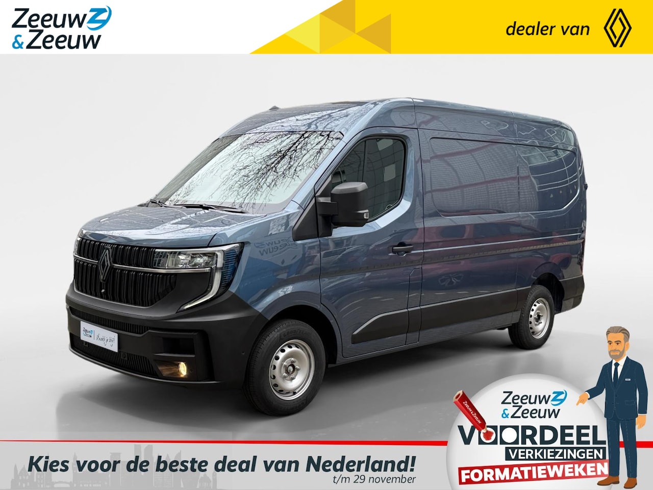 Renault Master E-Tech - T35 L2H2 Advance long range 87 kWh | Nu direct uit voorraad leverbaar met maar liefst 23% - AutoWereld.nl