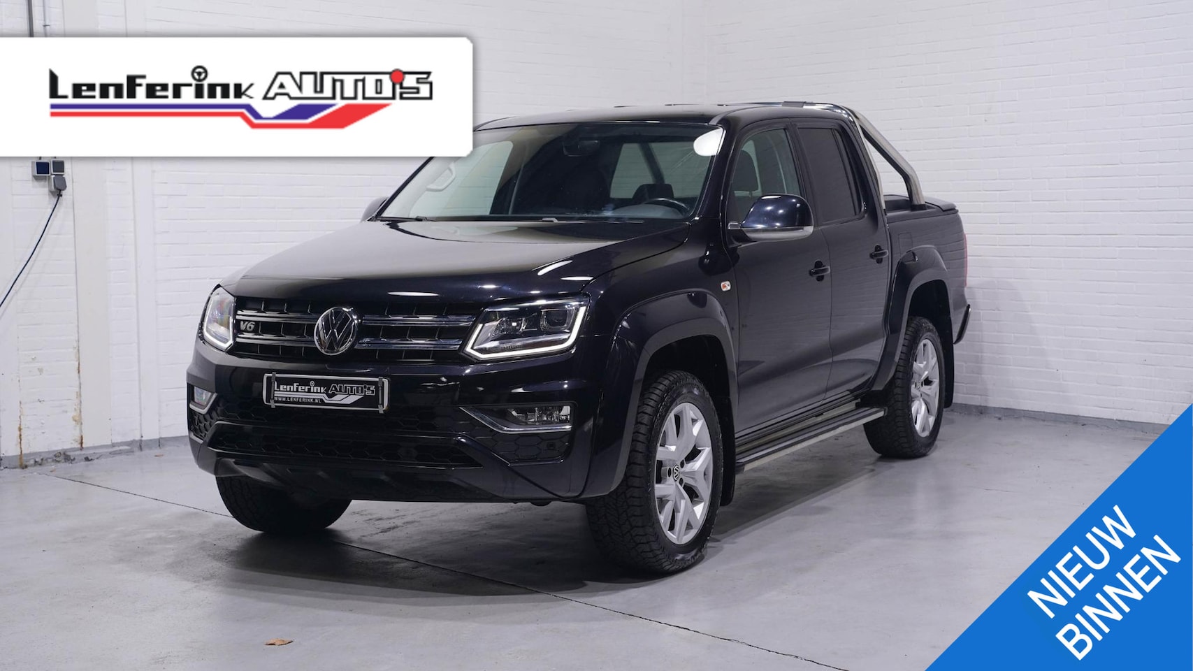 Volkswagen Amarok - 3.0 TDI V6 204 pk 4Motion Highline Aut. Leder Navi, Camera, Standkachel, Trekhaak 3300 kg, - AutoWereld.nl