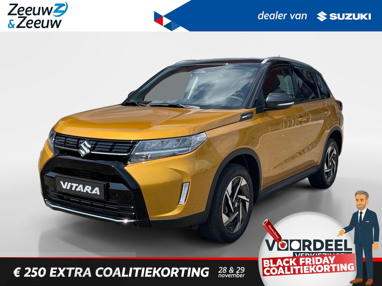 Suzuki Vitara - 1.4 Boosterjet Smart Hybrid Style | €1850.- korting | Navigatie | Achteruit rij camera | S - AutoWereld.nl