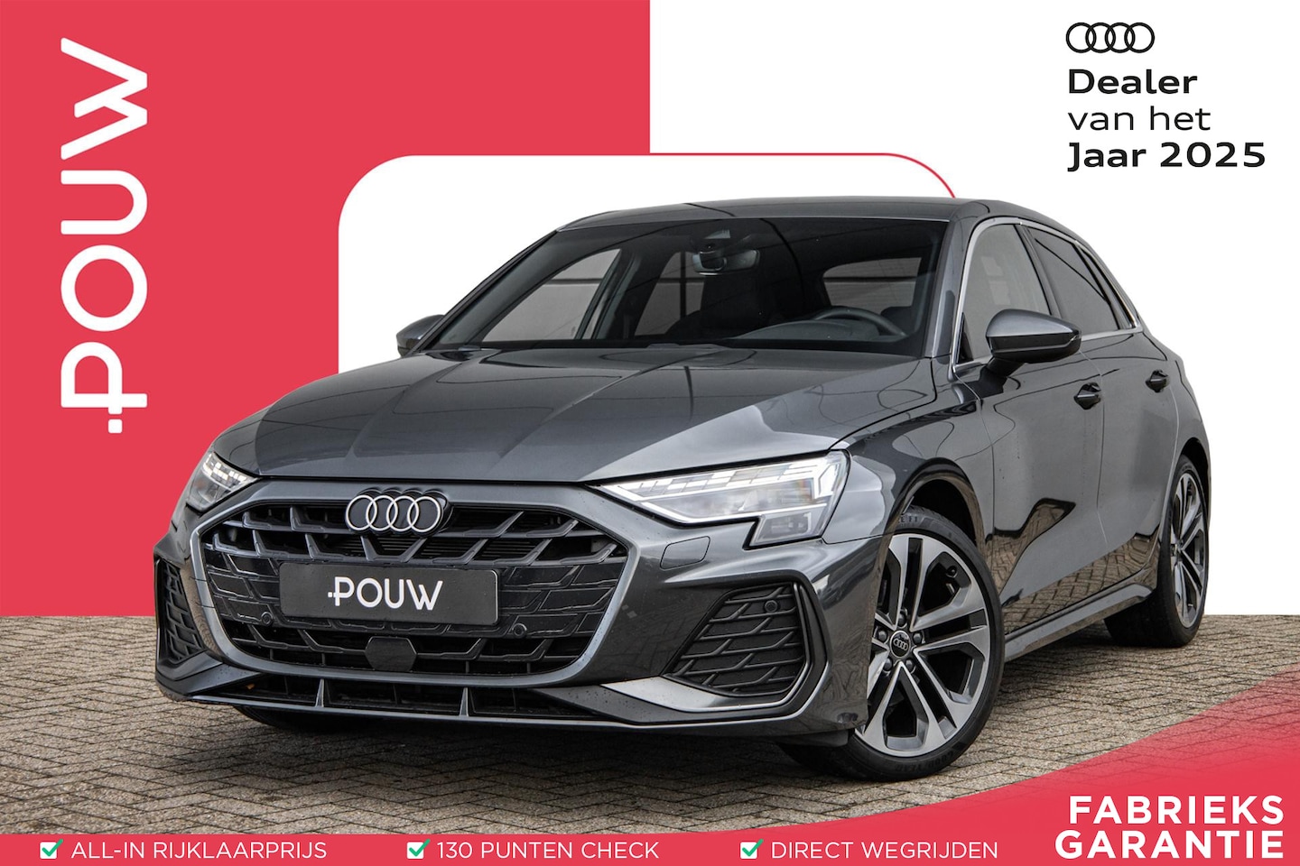 Audi A3 Sportback - 35 TFSI 150pk S-tronic S Edition | Matrix | Sonos | Camera - AutoWereld.nl