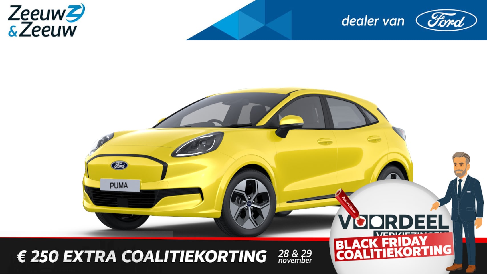 Ford Puma Gen-E - 44 kWh | Nieuw te bestellen | Prijs inclusief 3000 euro Ford Voordeel | Financiering via F - AutoWereld.nl
