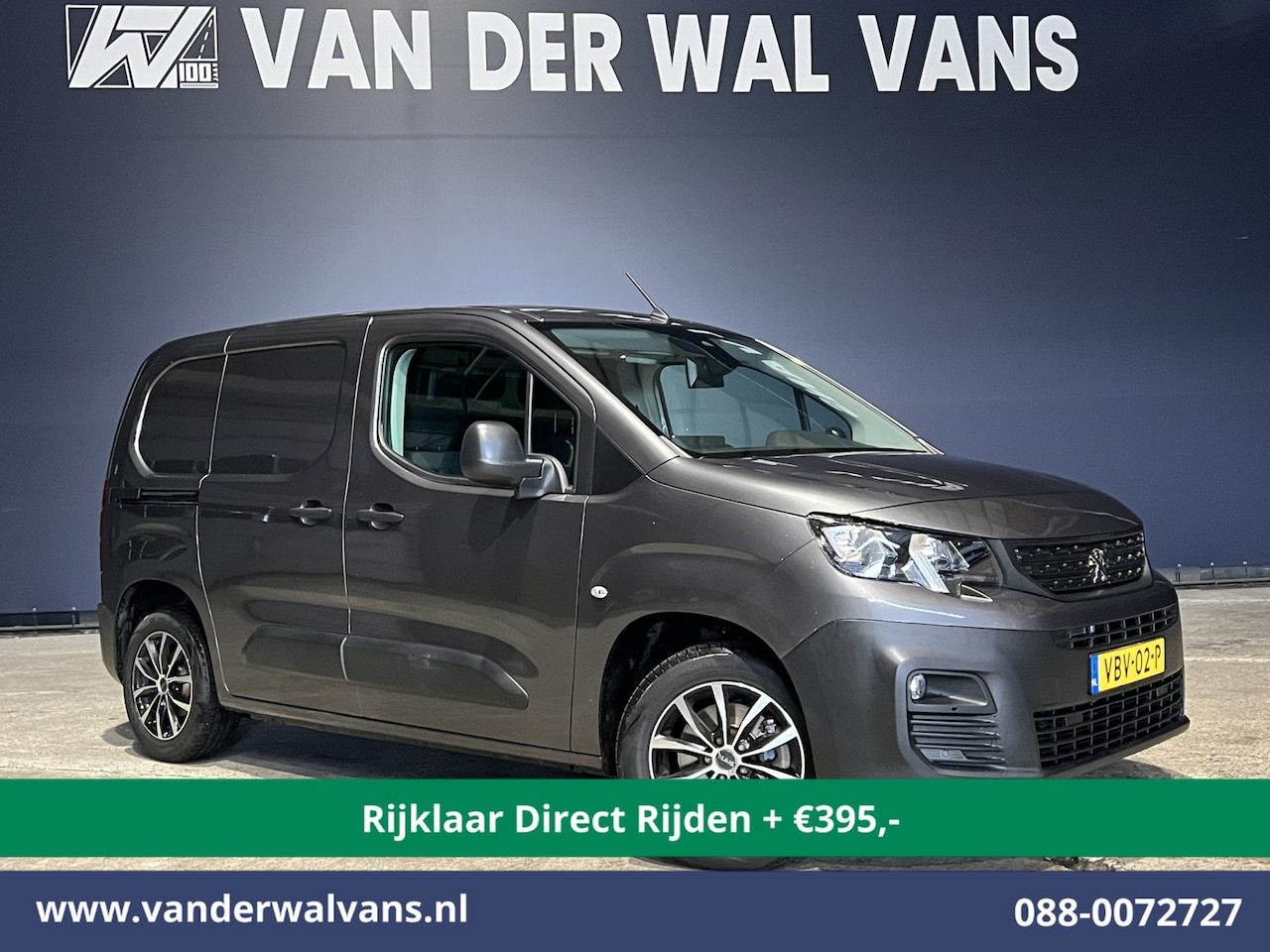 Peugeot Partner - 1.5 BlueHDI 131pk Automaat L1H1 *Rijklaar Direct Rijden* Euro6 Airco | Navigatie | Trekhaa - AutoWereld.nl