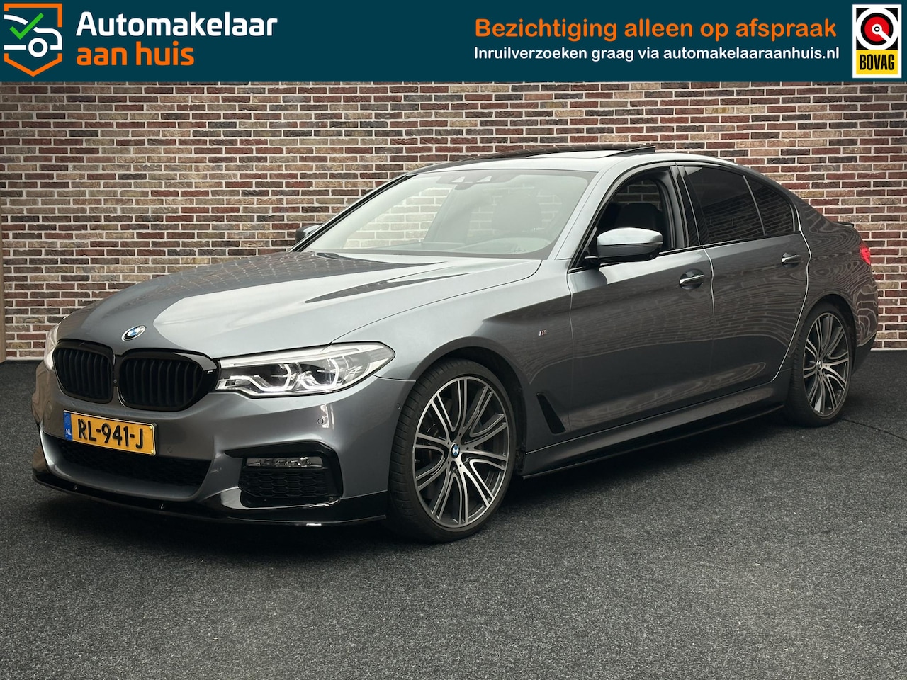 BMW 5-serie - 540i xDrive High Executive M Sport Dak HeadUp Keyless Memory - AutoWereld.nl