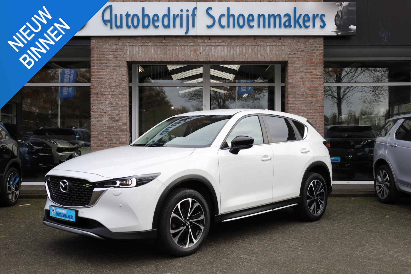 Mazda CX-5 - 2.0 e-SkyActiv-G M Hybrid 165 Newground HUD CARPLAY LEER/ALCANTARA 360-CAMERA STOEL/STUURV - AutoWereld.nl
