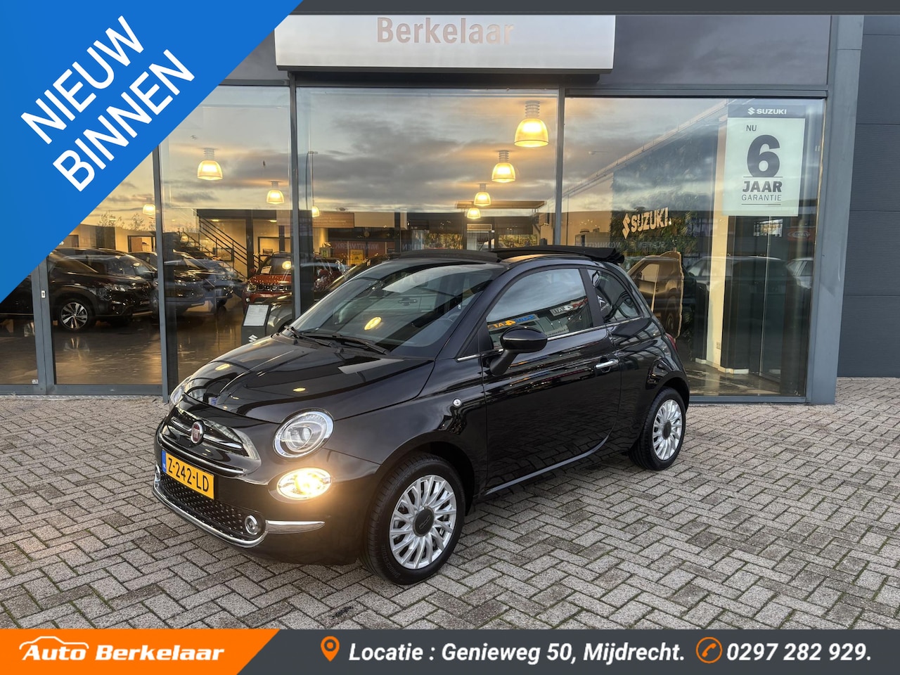 Fiat 500 C - 1.0 Hybrid Dolcevita Finale | Cabrio | Parkeersensoren | - AutoWereld.nl