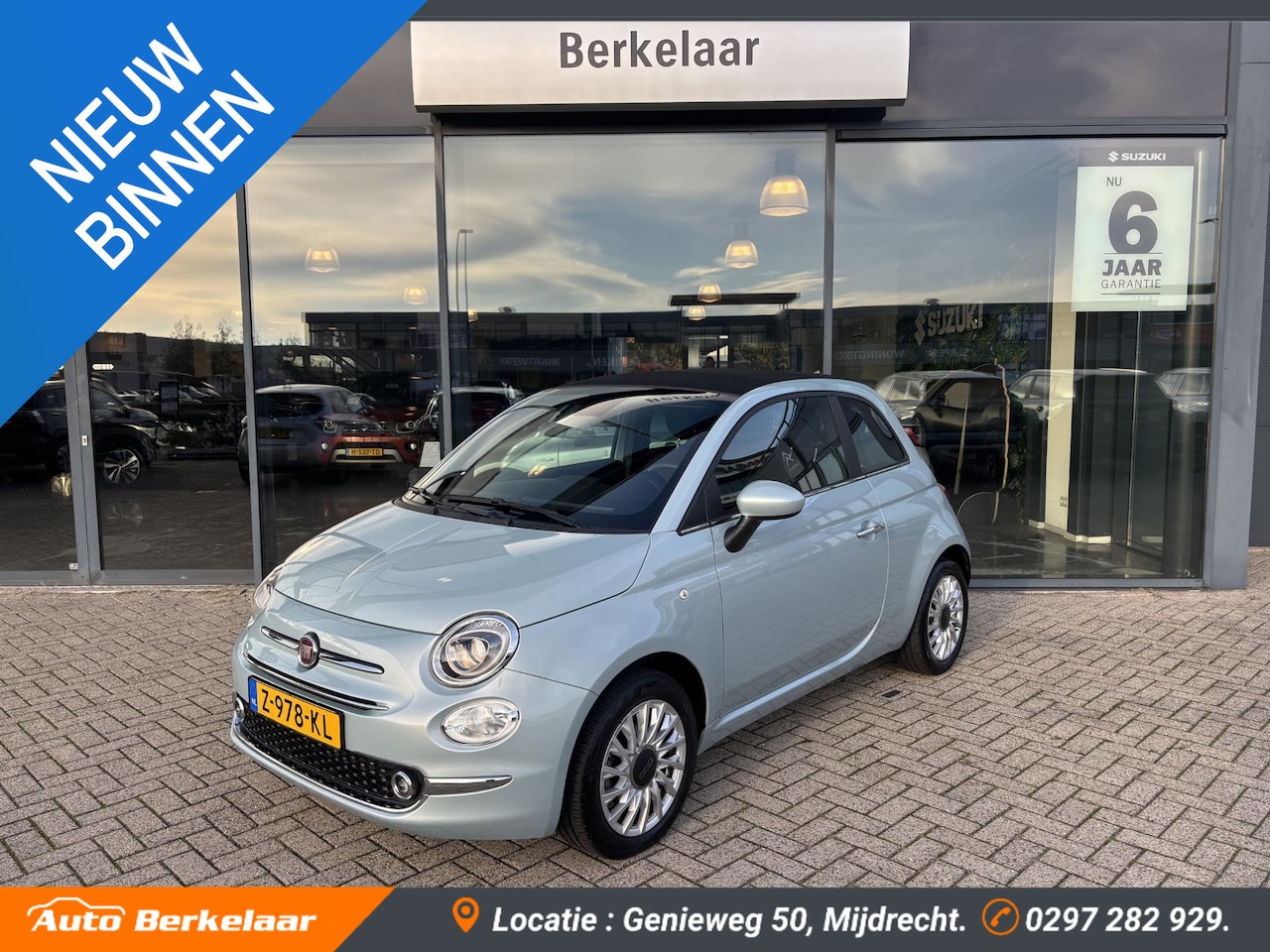 Fiat 500 C - 1.0 Hybrid Dolcevita | Cabrio | Parkeersensoren | - AutoWereld.nl