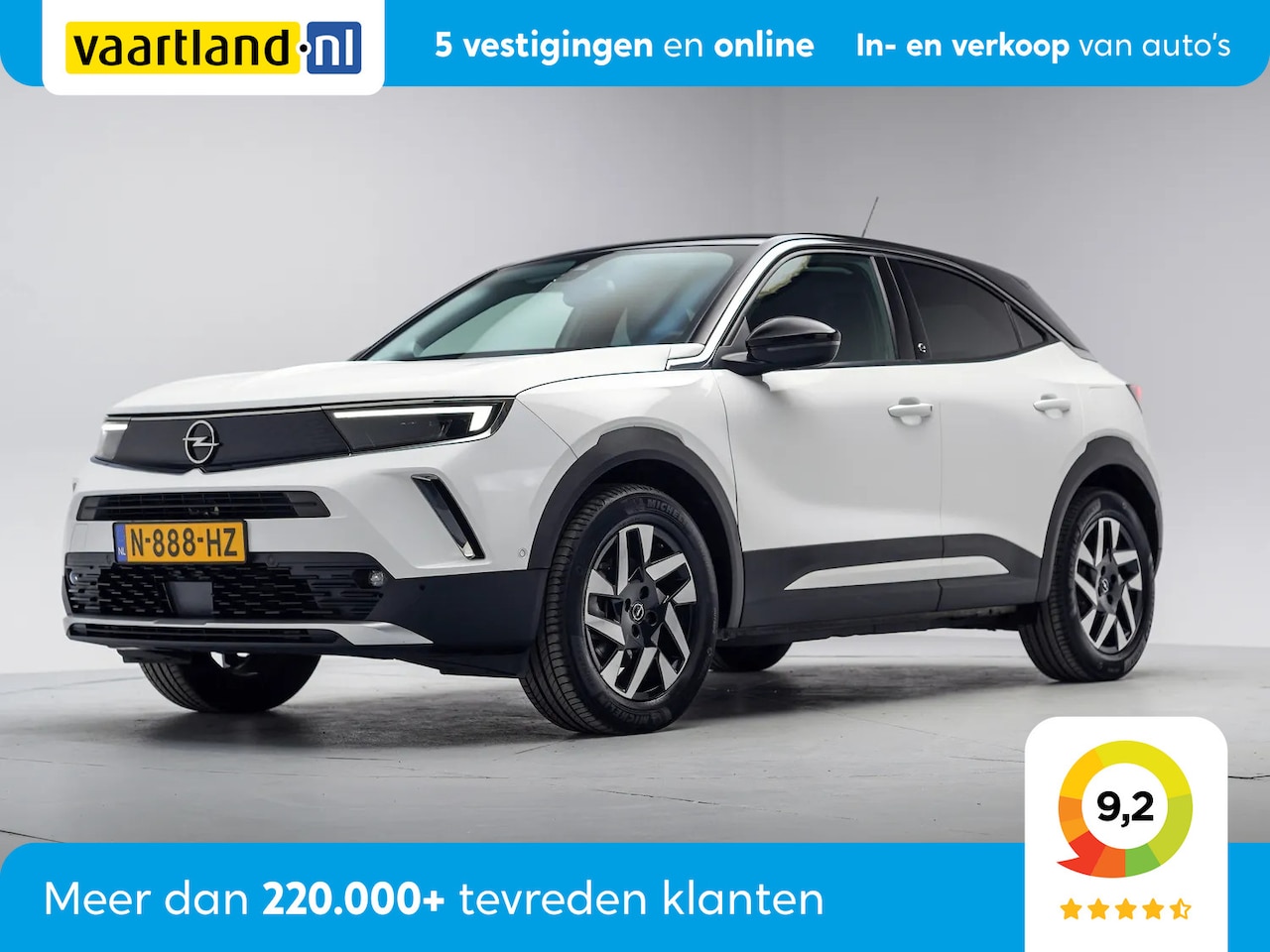 Opel Mokka-e - 50 kWh Elegance 3-fase 11kw [ LED Navi Camera Apple/Android ] - AutoWereld.nl