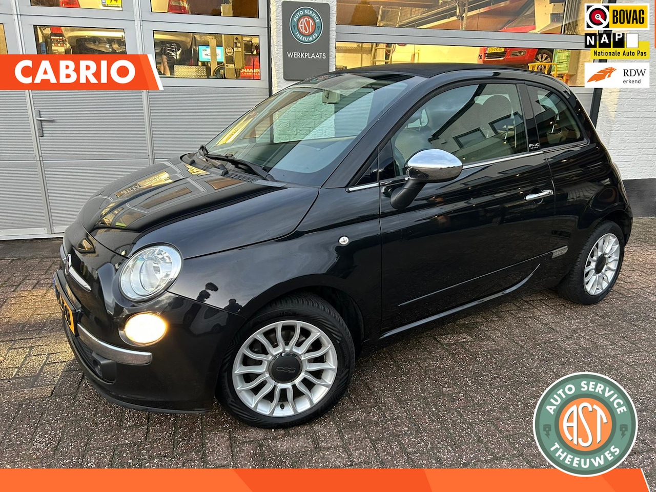 Fiat 500 C - 0.9 TwinAir Lounge CABRIO|PDC|NAP|AIRCO - AutoWereld.nl
