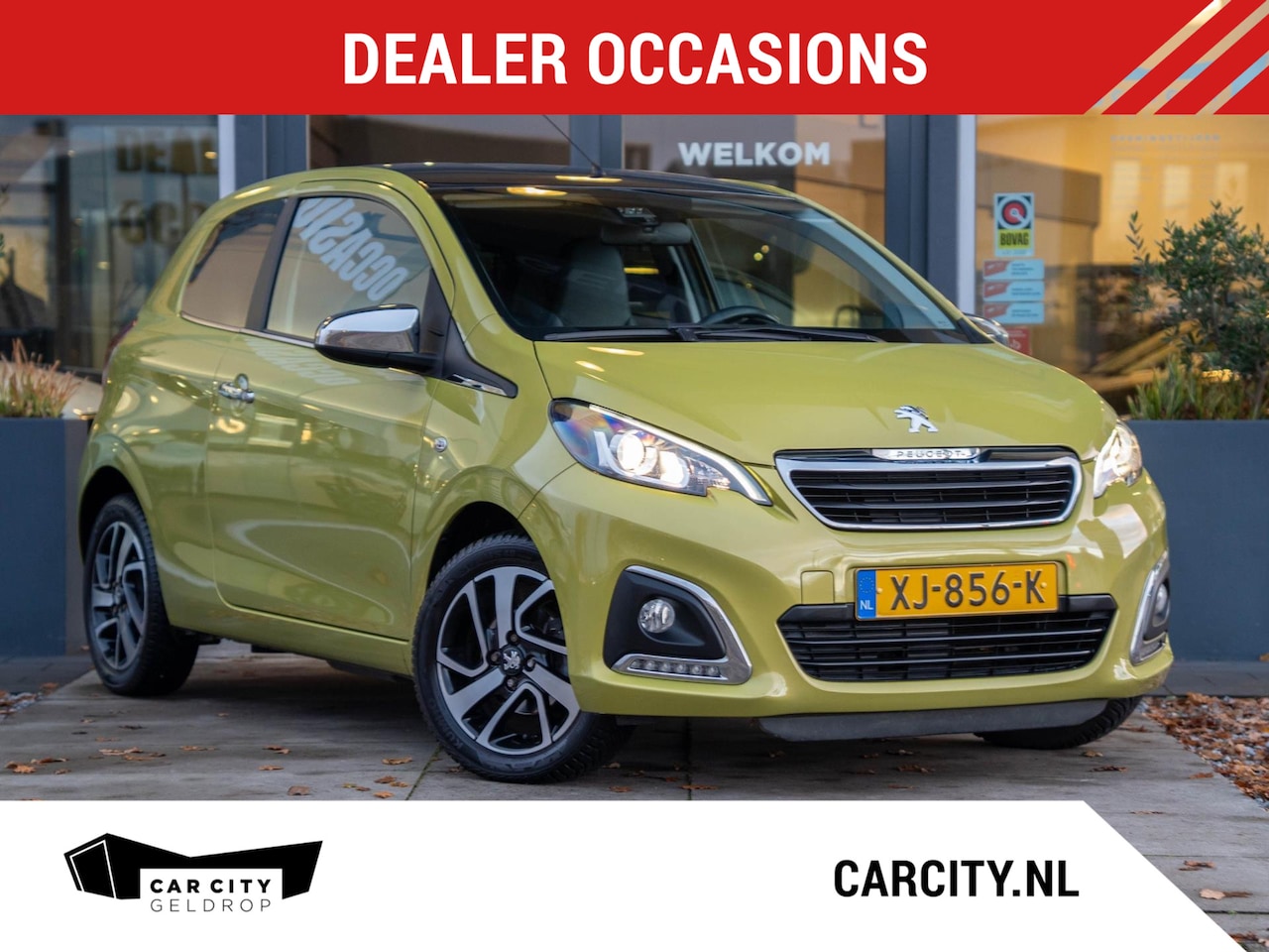 Peugeot 108 - 1.0 e-VTi Allure / Camera / Cruise / Stoelverwarming / Leer - AutoWereld.nl
