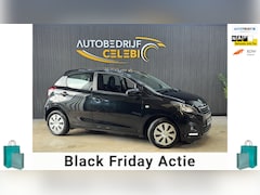Peugeot 108 - 1.0 e-VTi Active 2017 ZWART AIRCO|NAP|ELEKTRR
