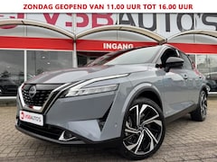 Nissan Qashqai - 1.5 V-CT E-POWER 190PK AUT. TEKNA+ LEER PANO-DAK NAVI CAMERA CARPLAY