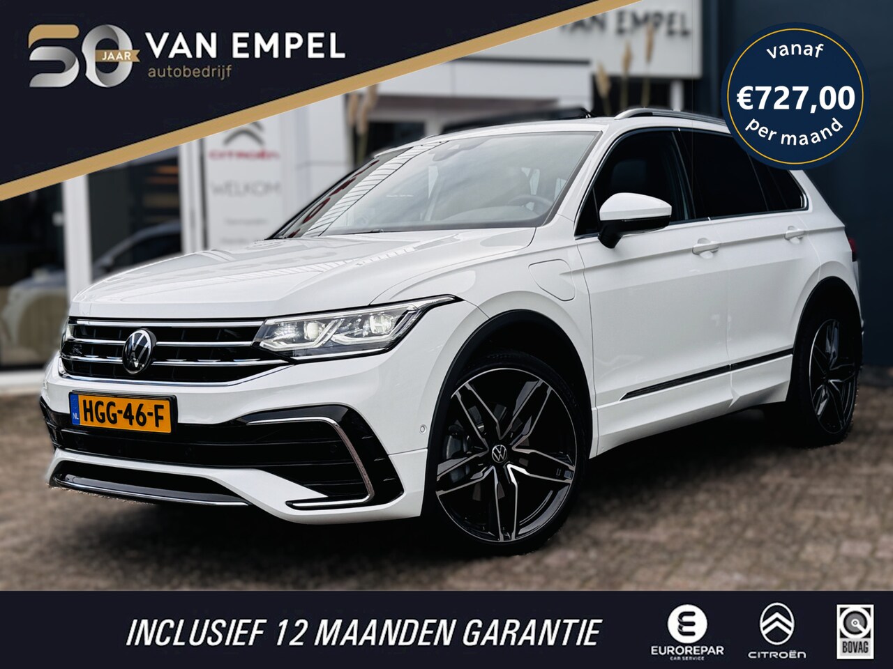 Volkswagen Tiguan - 1.4 TSI eHybrid R-Line Business+ | Pano | Trekhaak | Adaptive Cruise | Virtual Cockpit | C - AutoWereld.nl