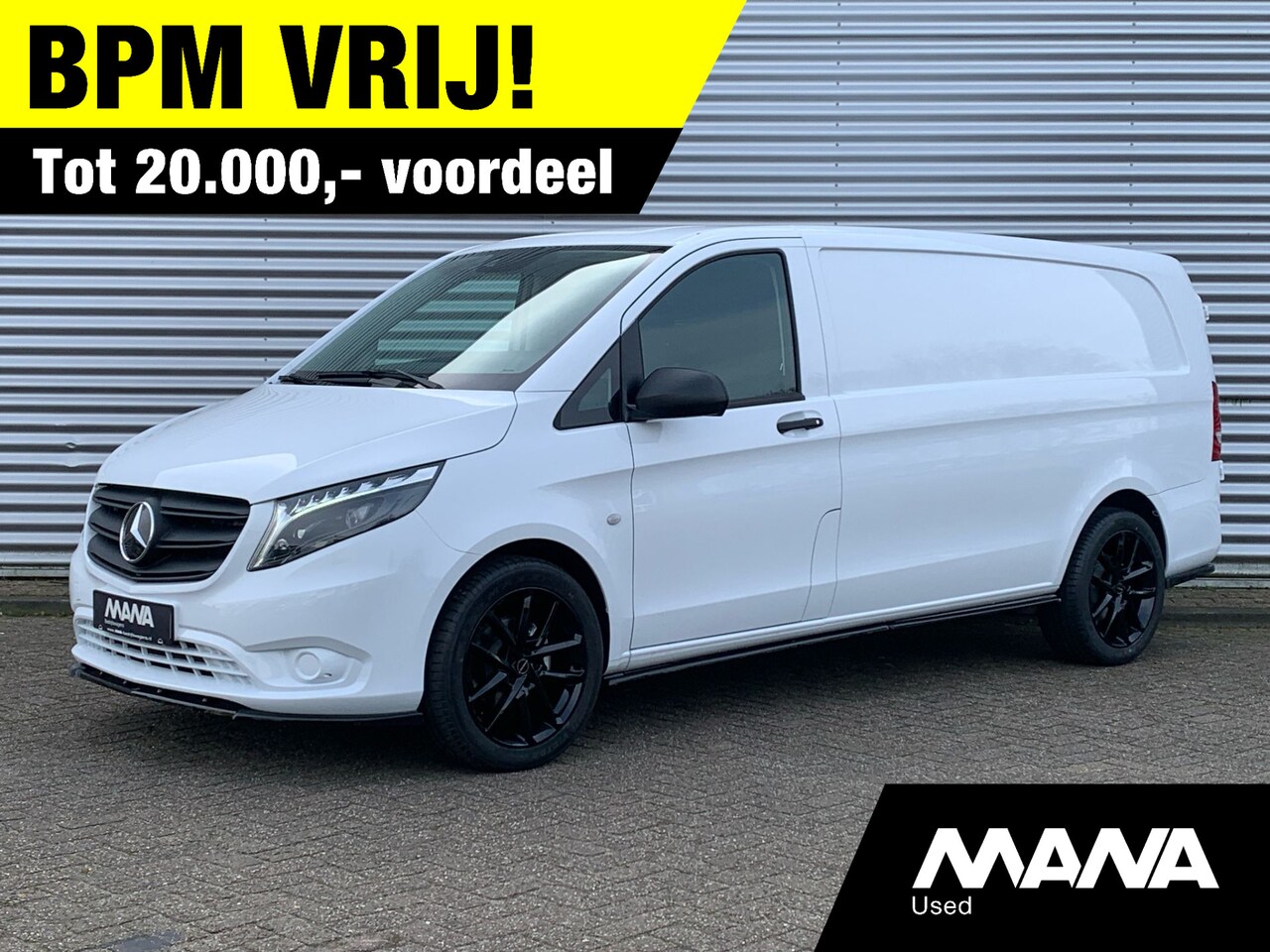 Mercedes-Benz Vito - 116 CDI Extra Lang L3 163pk Automaat LMV MaxtonDesign LED Airco Camera Leder-Stuur/Bekledi - AutoWereld.nl