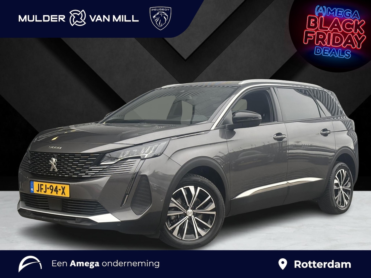 Peugeot 5008 - Allure Pack Business 1.2 Hybrid 145pk e-DSC6 | STOELVERW. | KEYLESS ENTRY | NAVI | 360° CA - AutoWereld.nl
