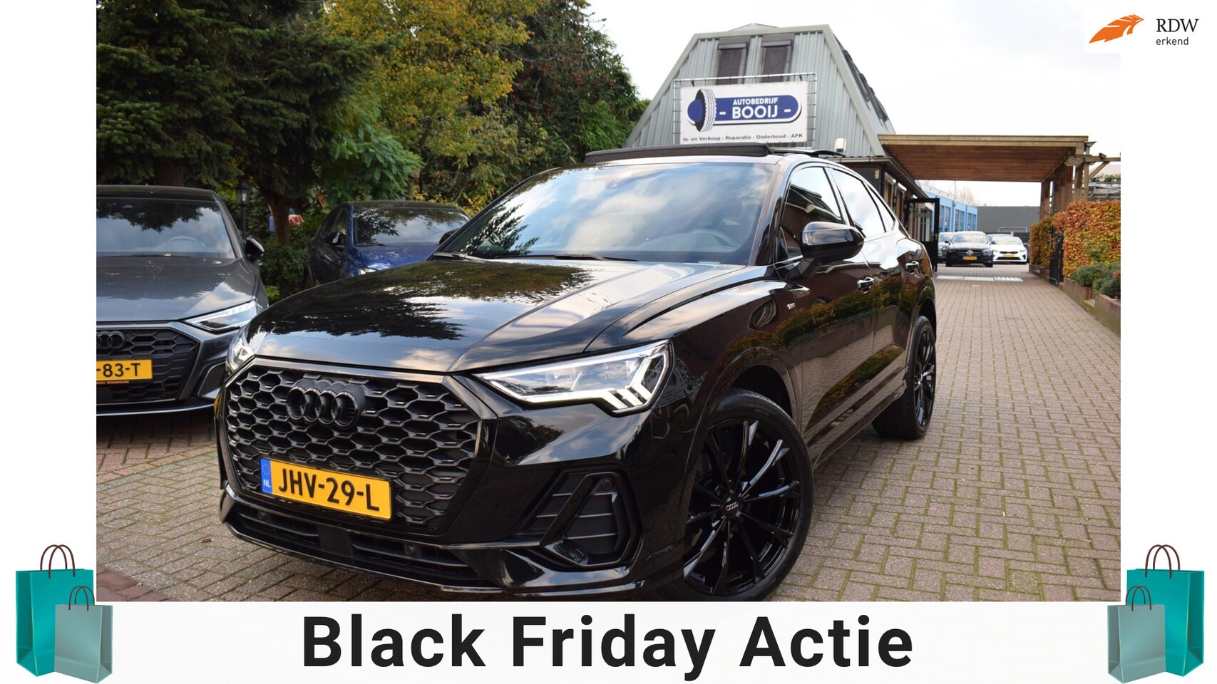 Audi Q3 Sportback - 35 TFSI Pro Line S 150PK AUTOM/PANO DAK/CRUISE/NAVI/STUUR STOEL VERW/CAMERA /MATRIX LED/BL - AutoWereld.nl