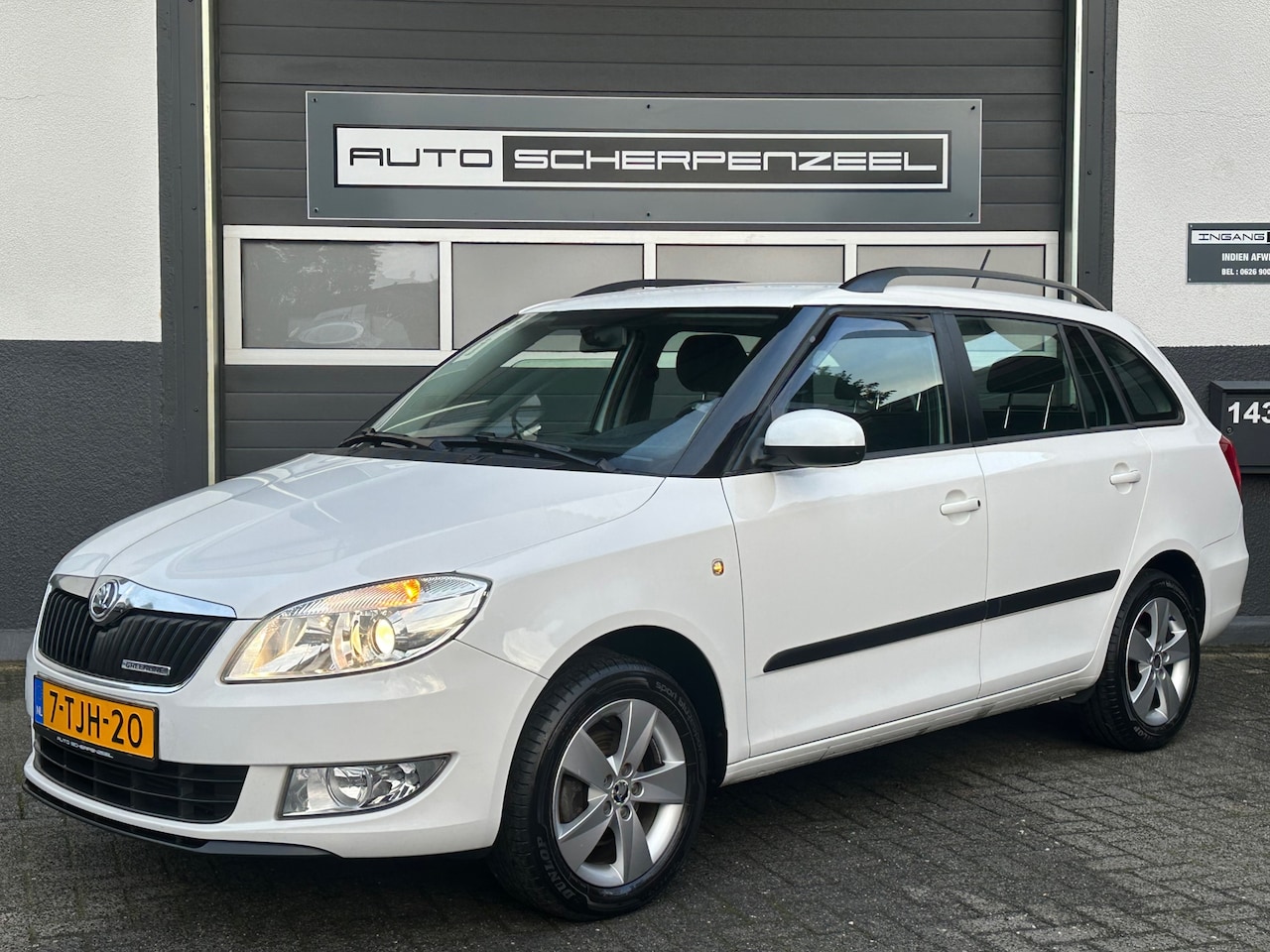 Skoda Fabia Combi - 1.2 TDI Greenline I NAVIGATIE I AIRCO I NL AUTO - AutoWereld.nl