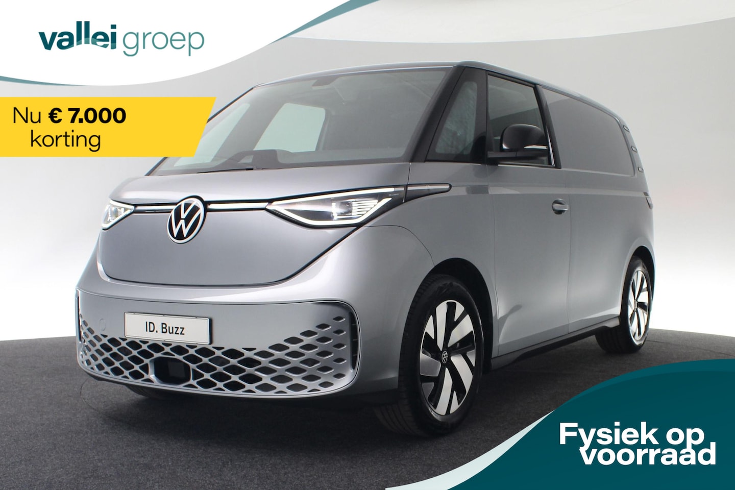 Volkswagen ID. Buzz Cargo - Bulli edition 210 kW / 286 pk | Camera | Trekhaak | Stoelverwarming | 19 inch - AutoWereld.nl