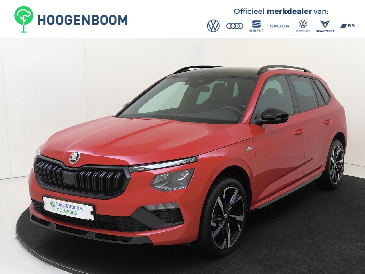 Skoda Kamiq - 1.0 TSI Monte Carlo | Panoramadak | Keyless | Adaptieve cruise control | Navigatie | Achte - AutoWereld.nl