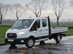 Ford Transit - 350 2.0 TDCI L4H1 DC Open-Laadbak Airco 130Pk Stoelverwarming 1e Eigenaar Oh-Historie