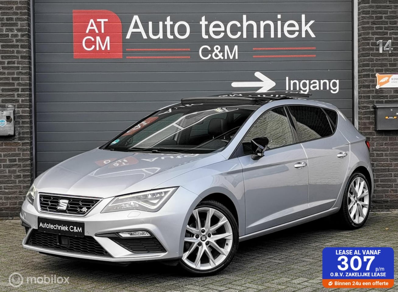 SEAT Leon - 1.5 TSI FR 150PK/DSG/PANO/SFEER/CARPLAY/VIRTUAL/ - AutoWereld.nl