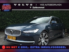Volvo V90 - 2.0 T6 Plug-in hybrid AWD Ultra Bright | Luchtvering | B&W Audio | 360-camera | Head-up di