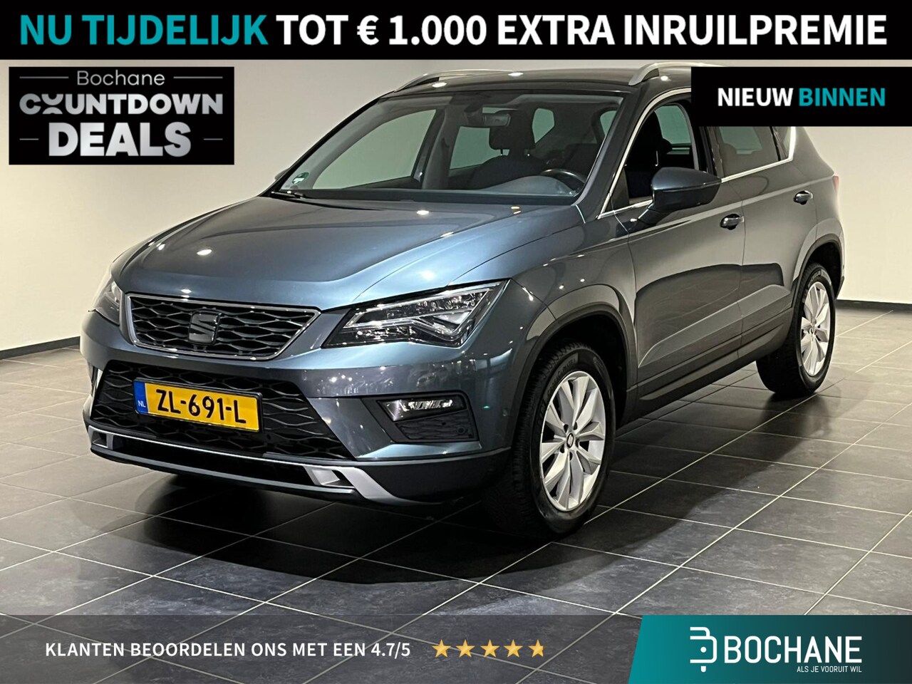 SEAT Ateca - 1.4 EcoTSI Style | Navigatie | Climate control | Trekhaak - AutoWereld.nl