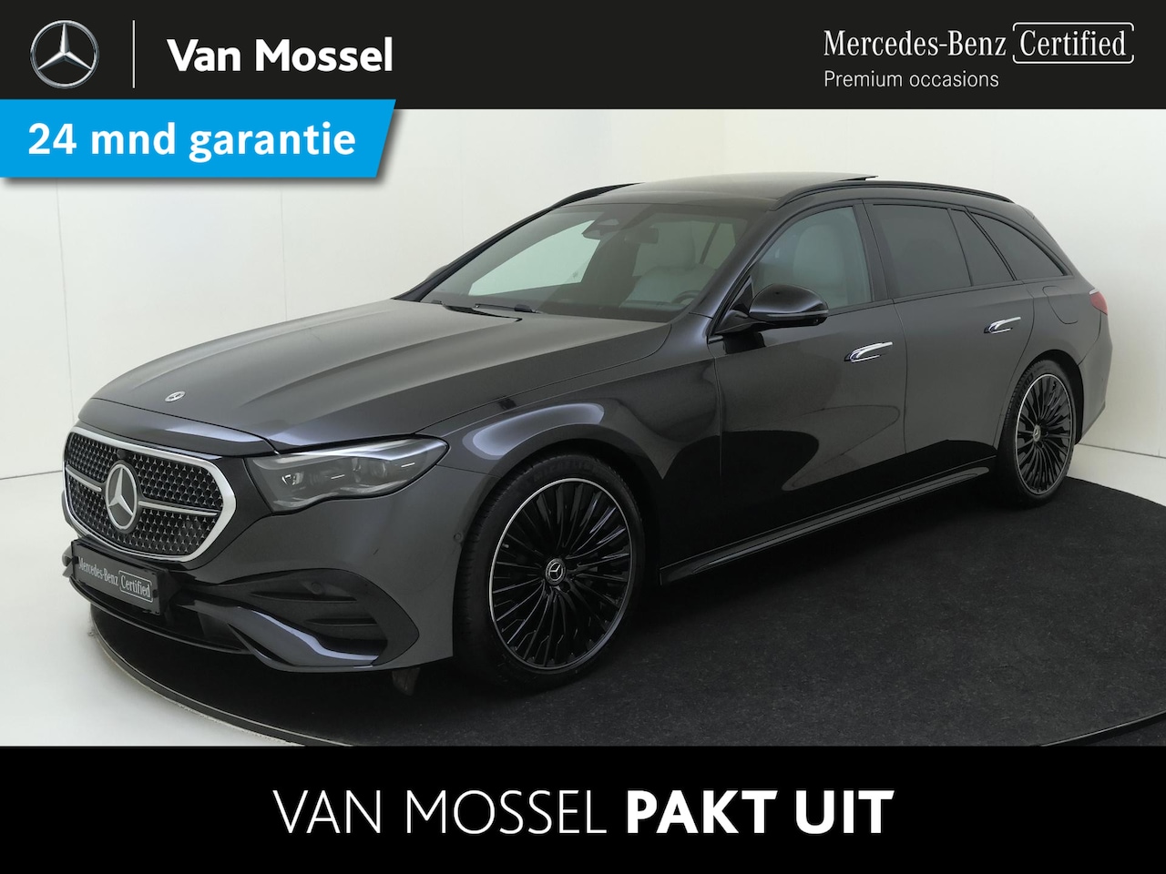 Mercedes-Benz E-klasse Estate - 300 e AMG Line Panoramadak / Superscreen / Burmester 4D / 360 Camera / Keyless / Memory Se - AutoWereld.nl