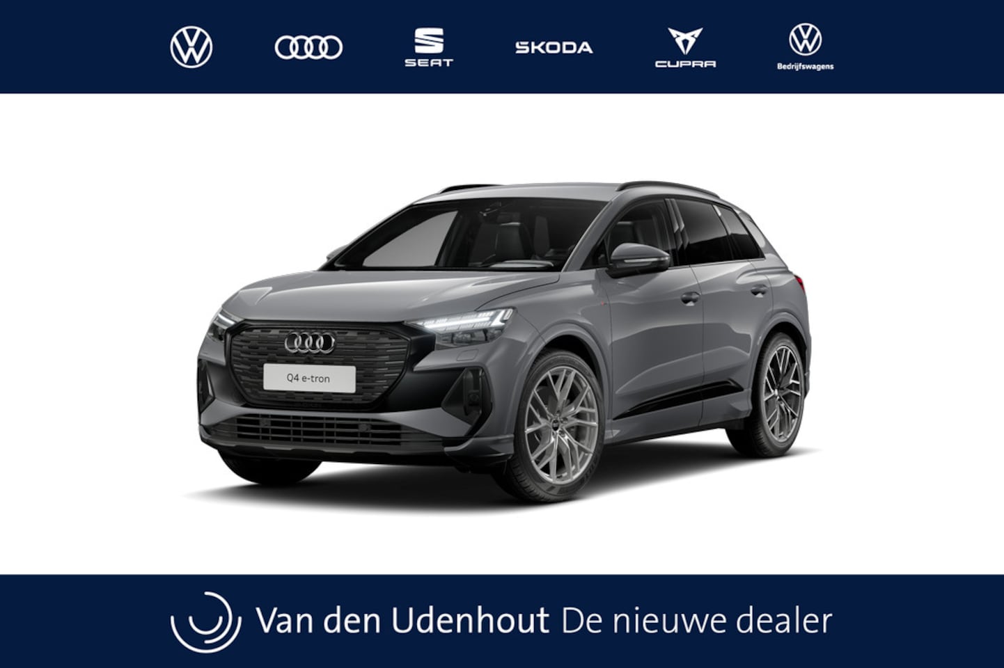 Audi Q4 e-tron - Q4 45 e-tron 286 1AT S edition Competition Automaat | Velgen Audi Sport, 5-W-spaak-ster, p - AutoWereld.nl