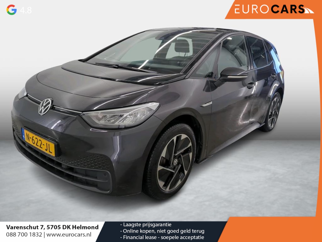 Volkswagen ID.3 - Pro 58 kWh Airco ECC Navi Carplay PDC VA + Camera 18" LM Velgen Adaptive Cruise Control Fu - AutoWereld.nl