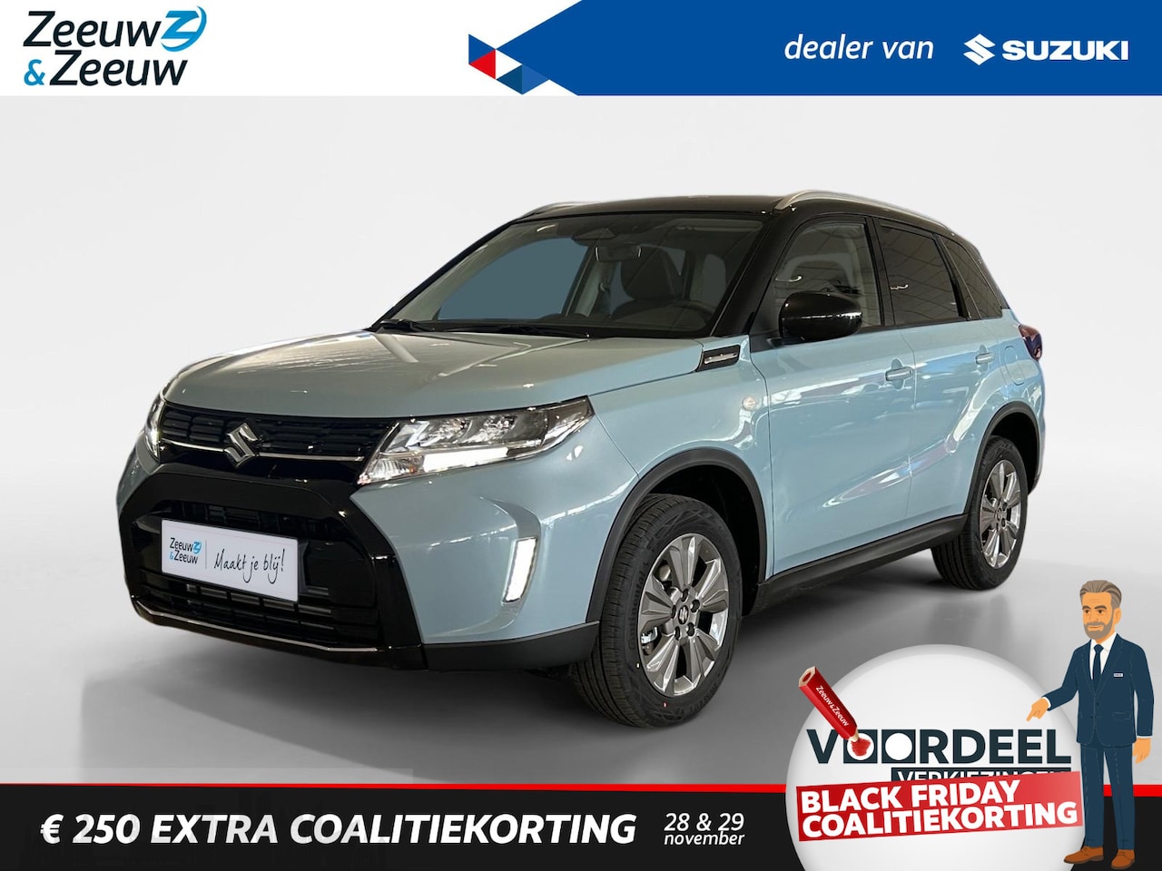 Suzuki Vitara - 1.4 Boosterjet Select Smart Hybrid | €1500.- korting | Navigatie | Achteruit rij camera | - AutoWereld.nl