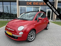 Fiat 500 C - 0.9 TwinAir Turbo Lounge Cabrio l Airco l halfleren bekleding