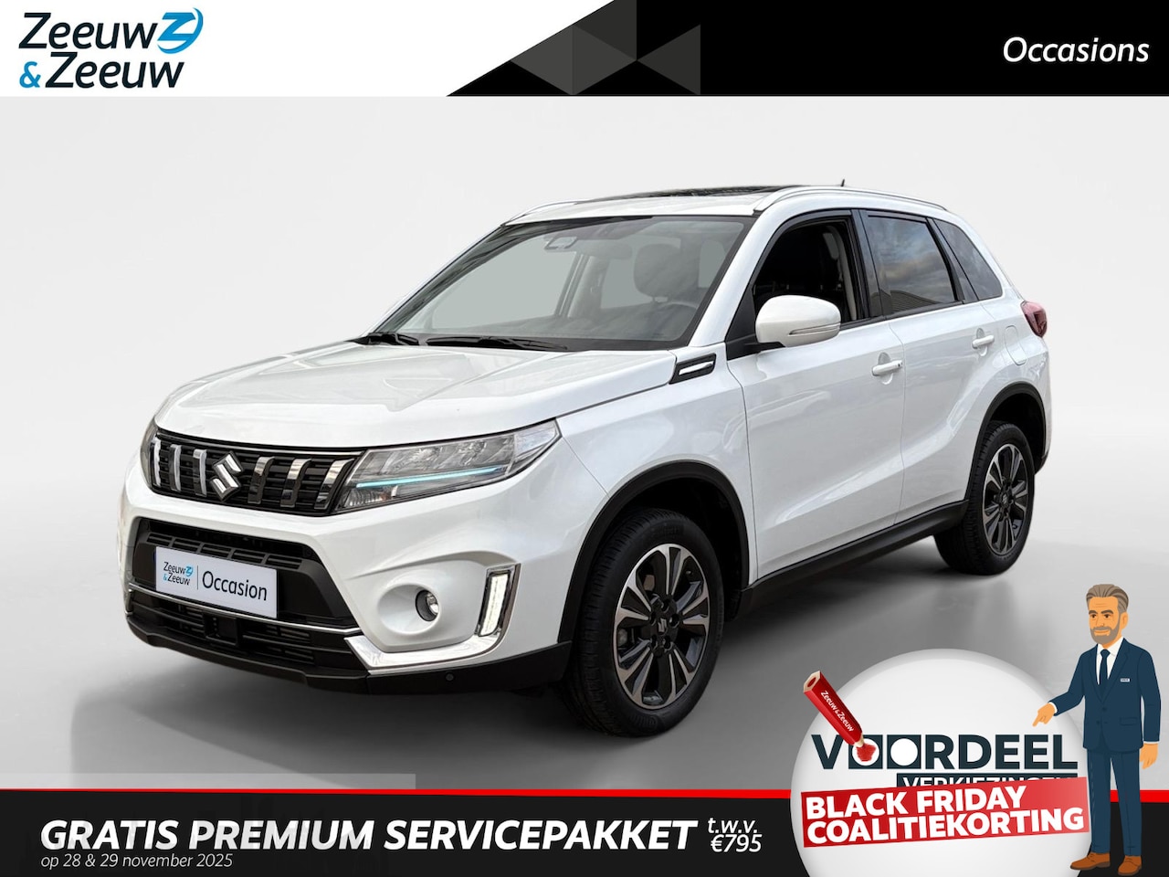 Suzuki Vitara - 1.4 Boosterjet Style Smart Hybrid | Trekhaak | Navigatie | Stoelverwarming | Apple Carplay - AutoWereld.nl