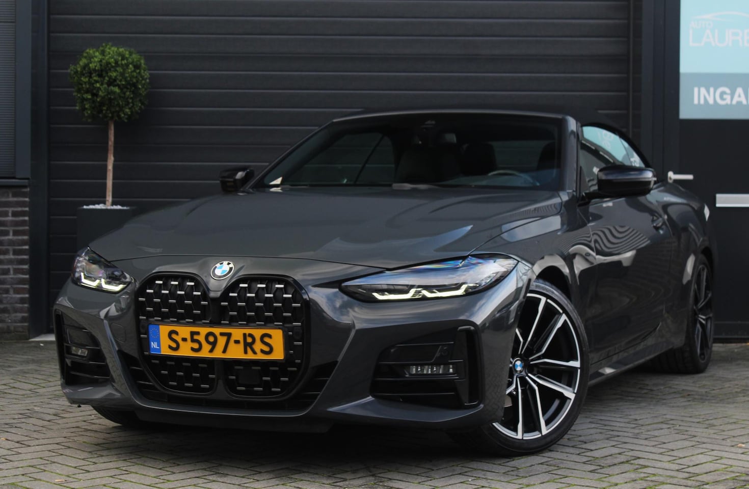 BMW 4-serie Cabrio - 420i M-sport | Adaptieve Cruise Control | Nek verwarming | Elektrische Stoelen | Stoel en - AutoWereld.nl