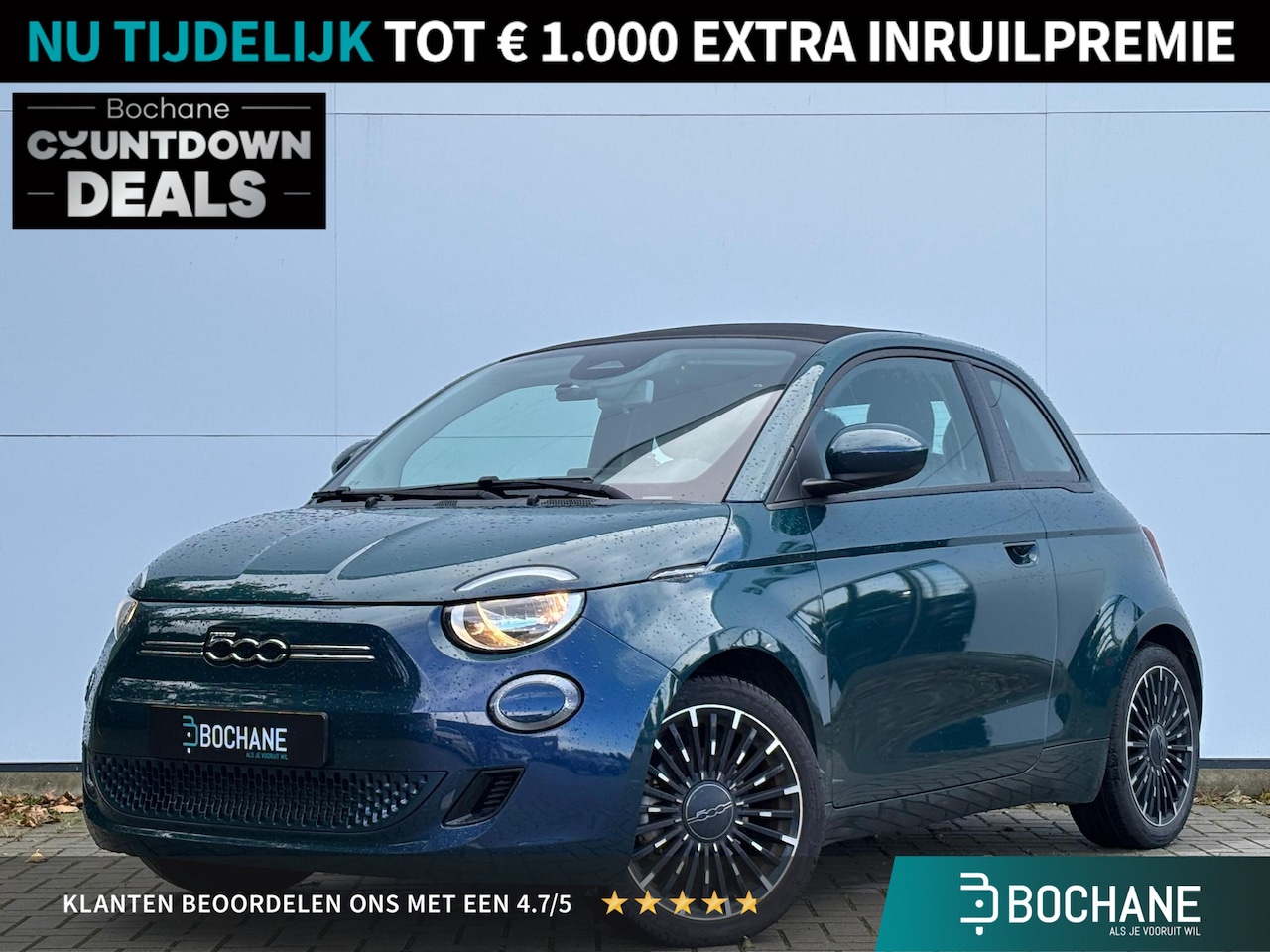 Fiat 500 C - 500e Icon 42 kWh - AutoWereld.nl