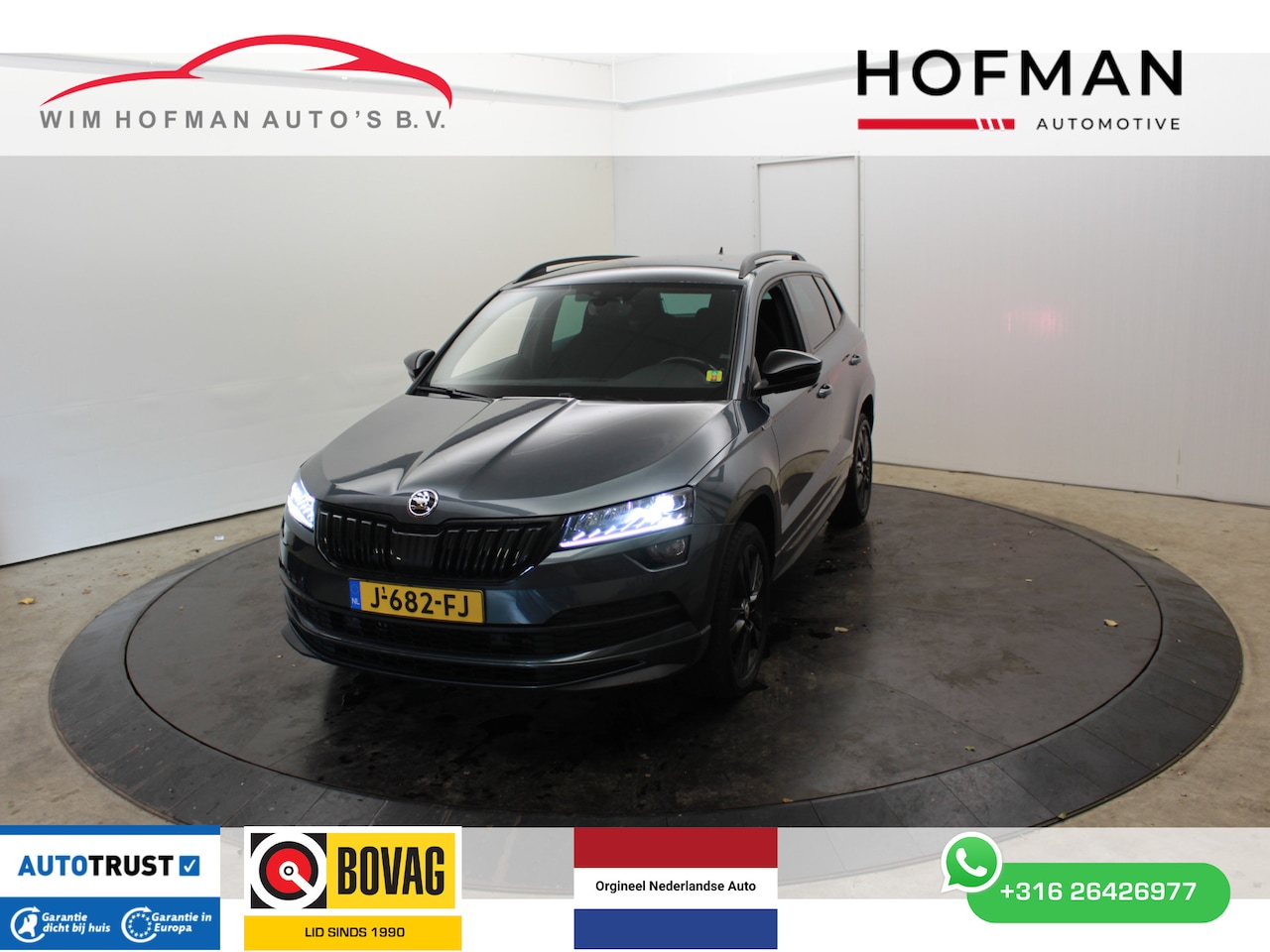 Skoda Karoq - 1.5 TSI ACT Sportline Business Camera Virtual Sport Stoelen Virtual Cockpit Camera Navi St - AutoWereld.nl