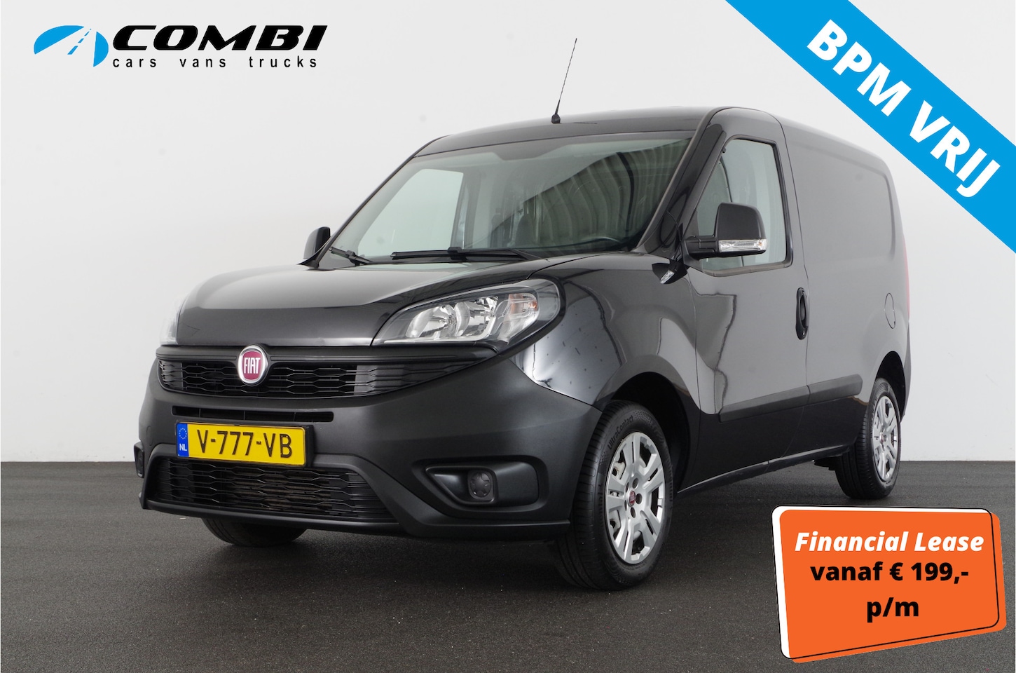 Fiat Doblò Cargo - 1.3 MJ L1H1 Actual > Schuifdeur / Bluetooth / Euro 6... - AutoWereld.nl