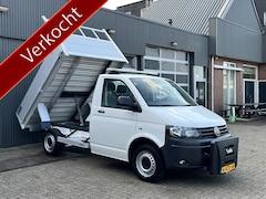 Volkswagen Transporter - 2.0 TDI L1H1 Pick up Kipper open laadbak Airco Trekhaak 2200kg trekgewicht 1e eigenaar Dea