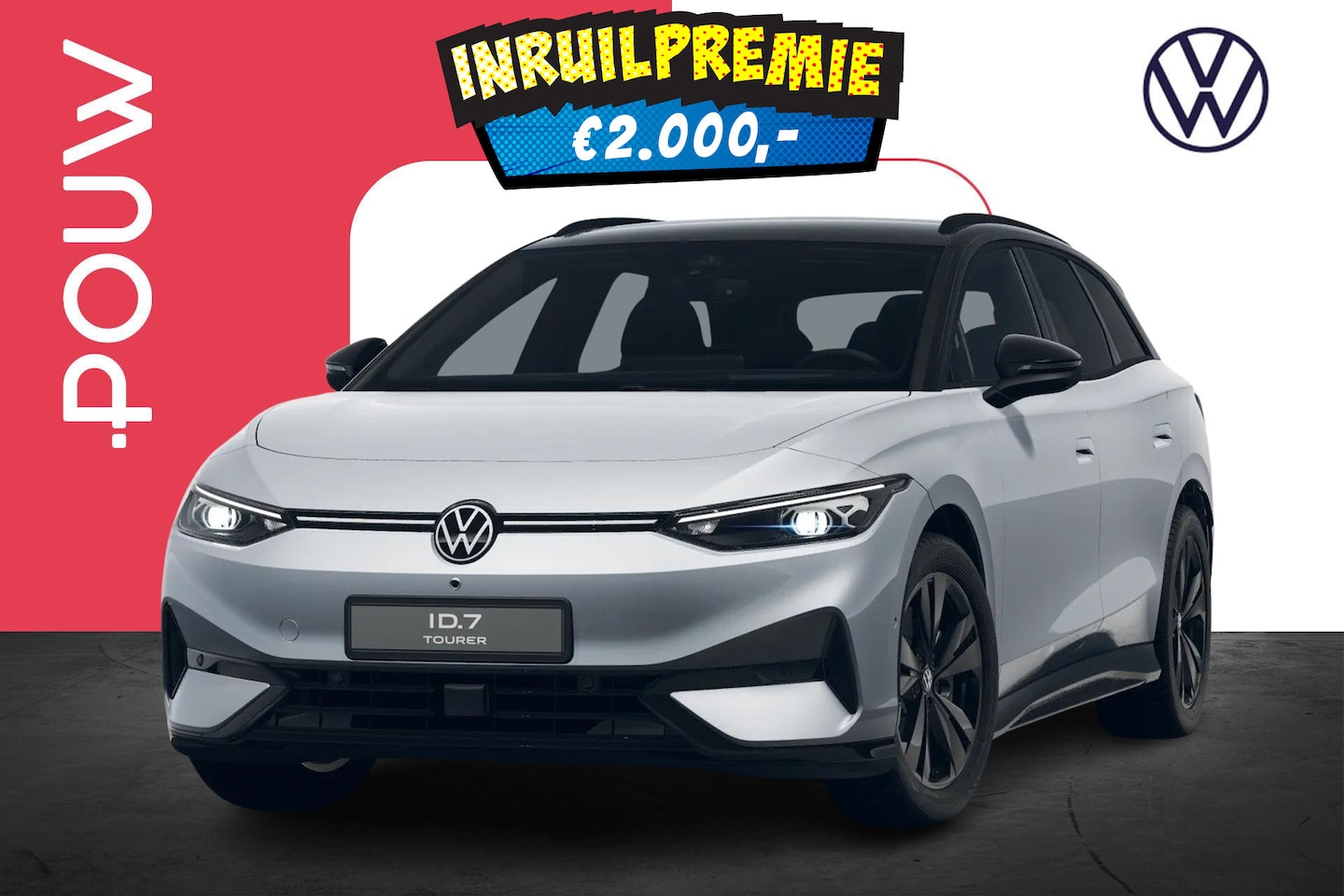 Volkswagen ID.7 Tourer - 286pk Pro Limited Edition 77 kWh | 20" velgen | Black Edition Pakket - AutoWereld.nl