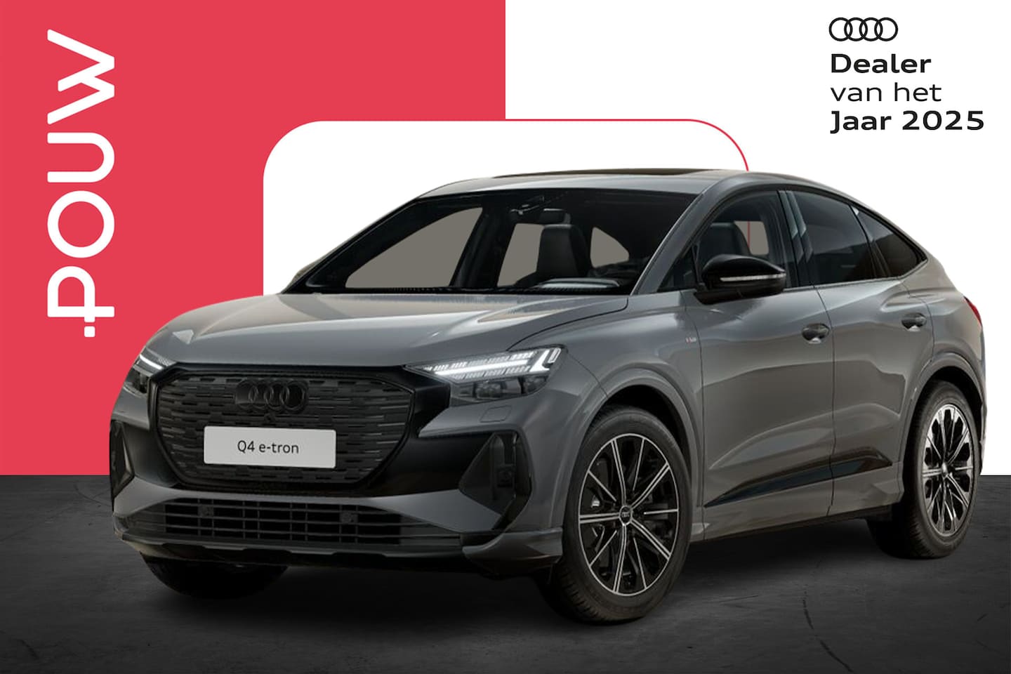 Audi Q4 Sportback e-tron - 45 quattro 286pk S-line edition Competition 82 kWh | Panoramadak | Trekhaak | SONOS - AutoWereld.nl