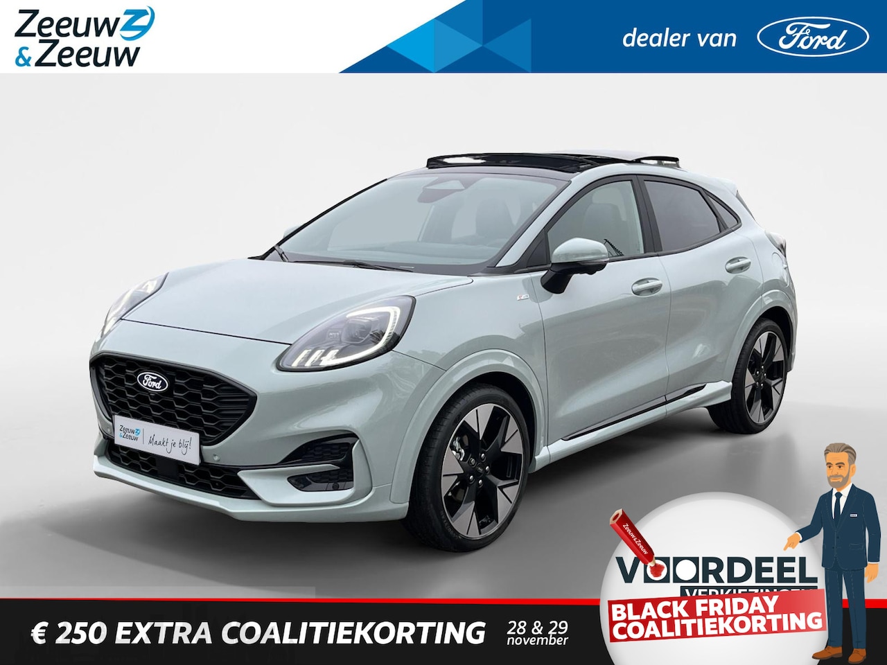 Ford Puma - 1.0 EcoBoost Hybrid ST-Line X | Verwachte Levertijd 3 Weken | Prijs Inclusief 6500 Euro Fo - AutoWereld.nl
