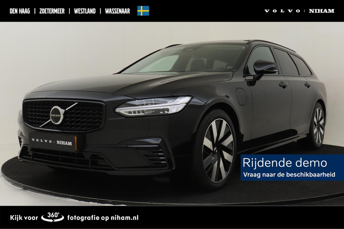 Volvo V90 - T6 PLUG-IN HYBRID AWD ULTRA DARK -PANO.DAK|BOWERS&WILKINS|GEVENT.LEDER+MASSAGE|HEAD-UP DIS - AutoWereld.nl