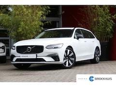 Volvo V90 - 2.0 T6 Plug-in hybrid AWD Ultra Dark | Luchtvering | Trekhaak | 360 Camera | Pilot Assist