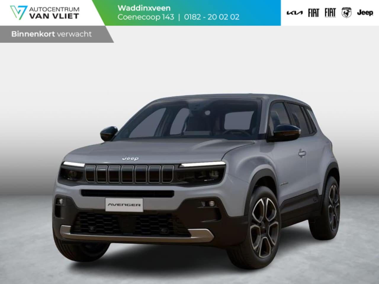 Jeep Avenger - Summit 54 kWh | Infotainment&Convenience Pack & Warmtepomp | Winter Pack | Storm Grey - AutoWereld.nl
