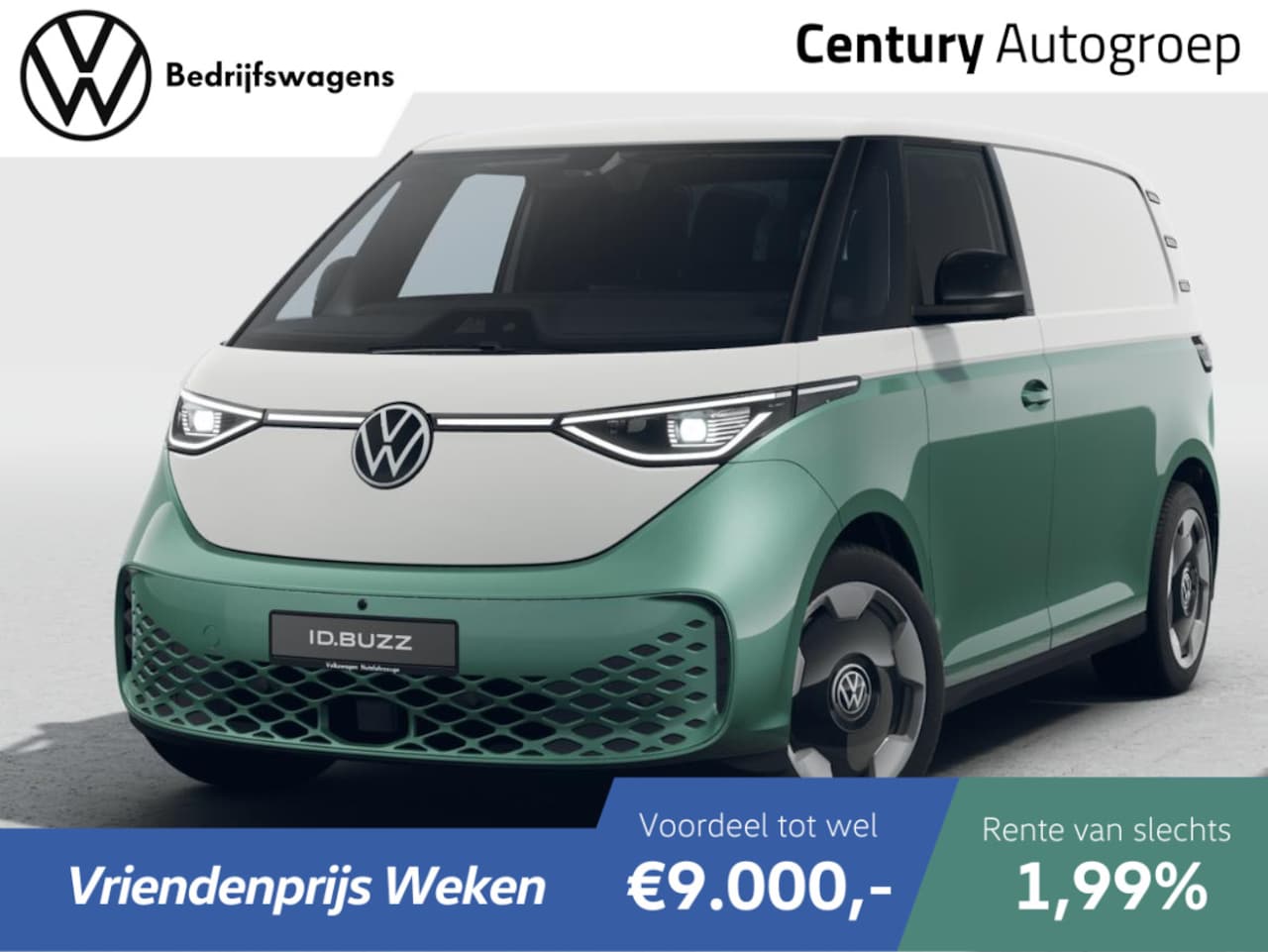 Volkswagen ID. Buzz Cargo - Bedrijfswagens Bulli Edition Elektromotor 210 kW (286 pk) 2988 mm - AutoWereld.nl