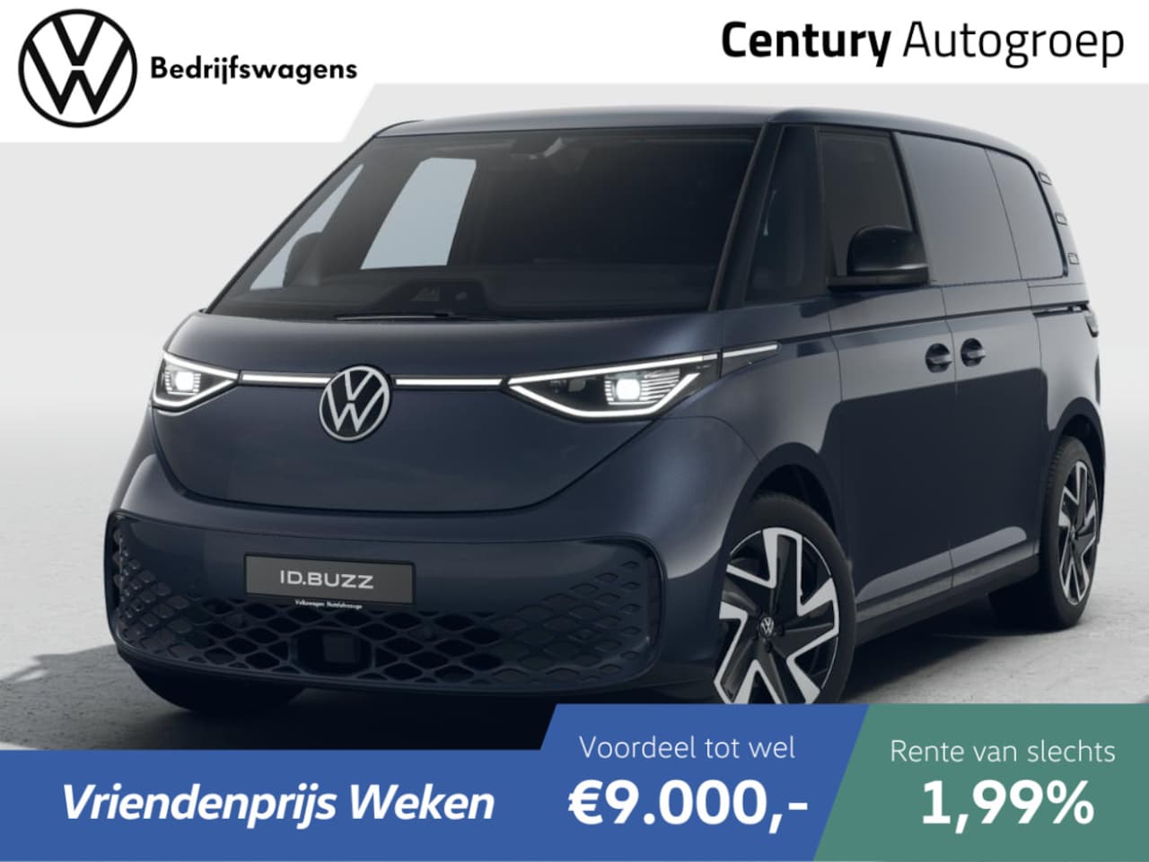 Volkswagen ID. Buzz Cargo - Bedrijfswagens Bulli Edition Elektromotor 250 kW (340 pk) 2988 mm - AutoWereld.nl