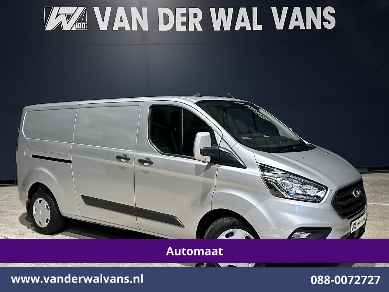 Ford Transit Custom - 2.0 TDCI 130pk Automaat L2H1 Euro6 Airco | Apple Carplay | Android Auto | LED | Cruisecont - AutoWereld.nl