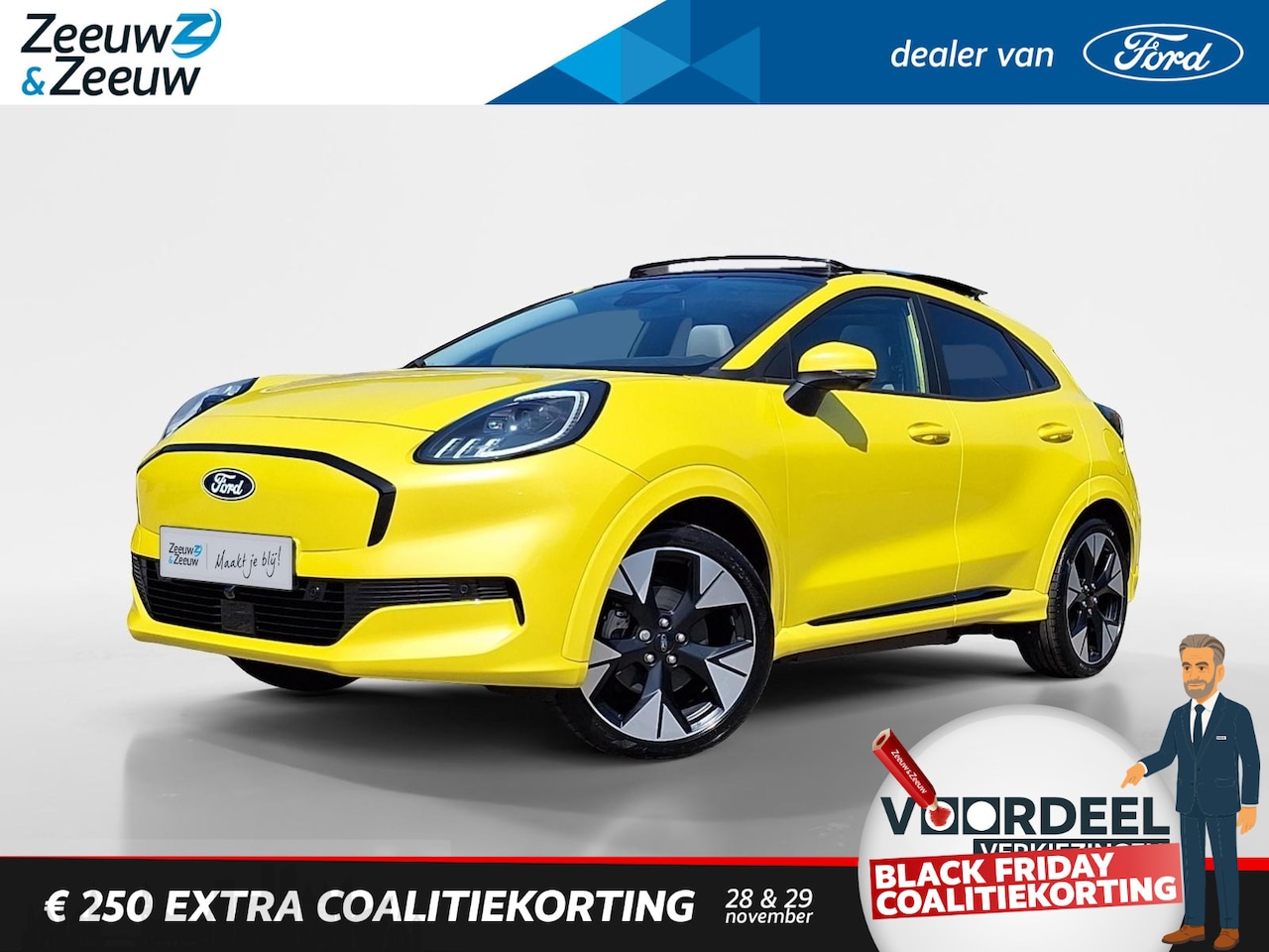 Ford Puma Gen-E - Premium 44 kWh | Winterpack | Driver assistancepack | 19" Lichtmetaal | Panoramadak | Matr - AutoWereld.nl