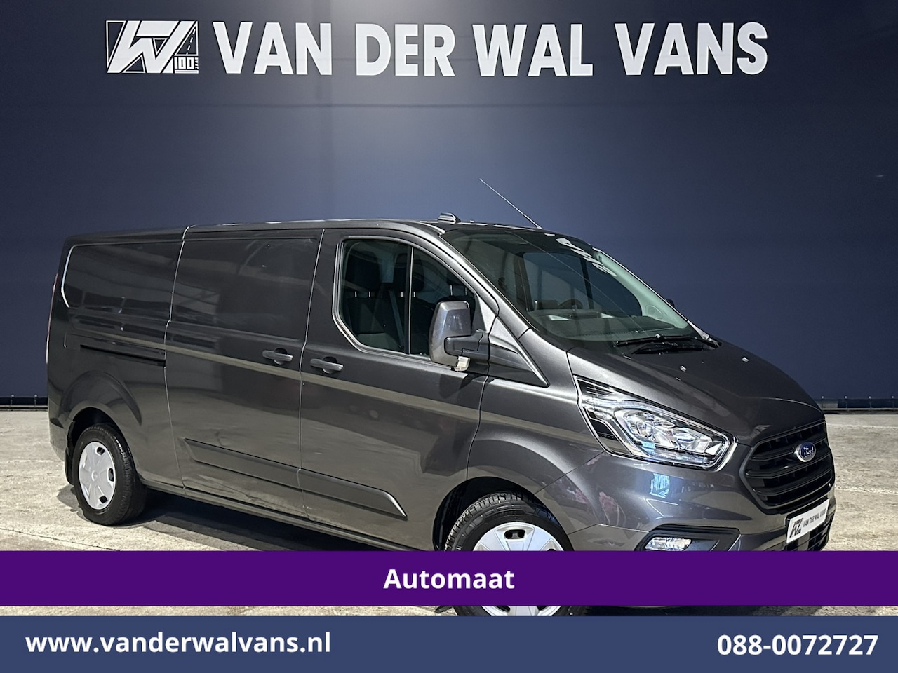 Ford Transit Custom - 2.0 TDCI 130pk Automaat L2H1 Euro6 Airco | Apple Carplay | Android Auto | LED | Cruisecont - AutoWereld.nl